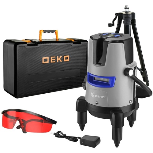 Лазерный уровень Deko DKLL02RB PRO SET 2 (Цвет: Grey)