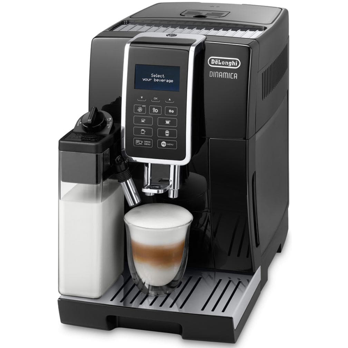 Кофемашина DeLonghi Dinamica ECAM 350.55, черный
