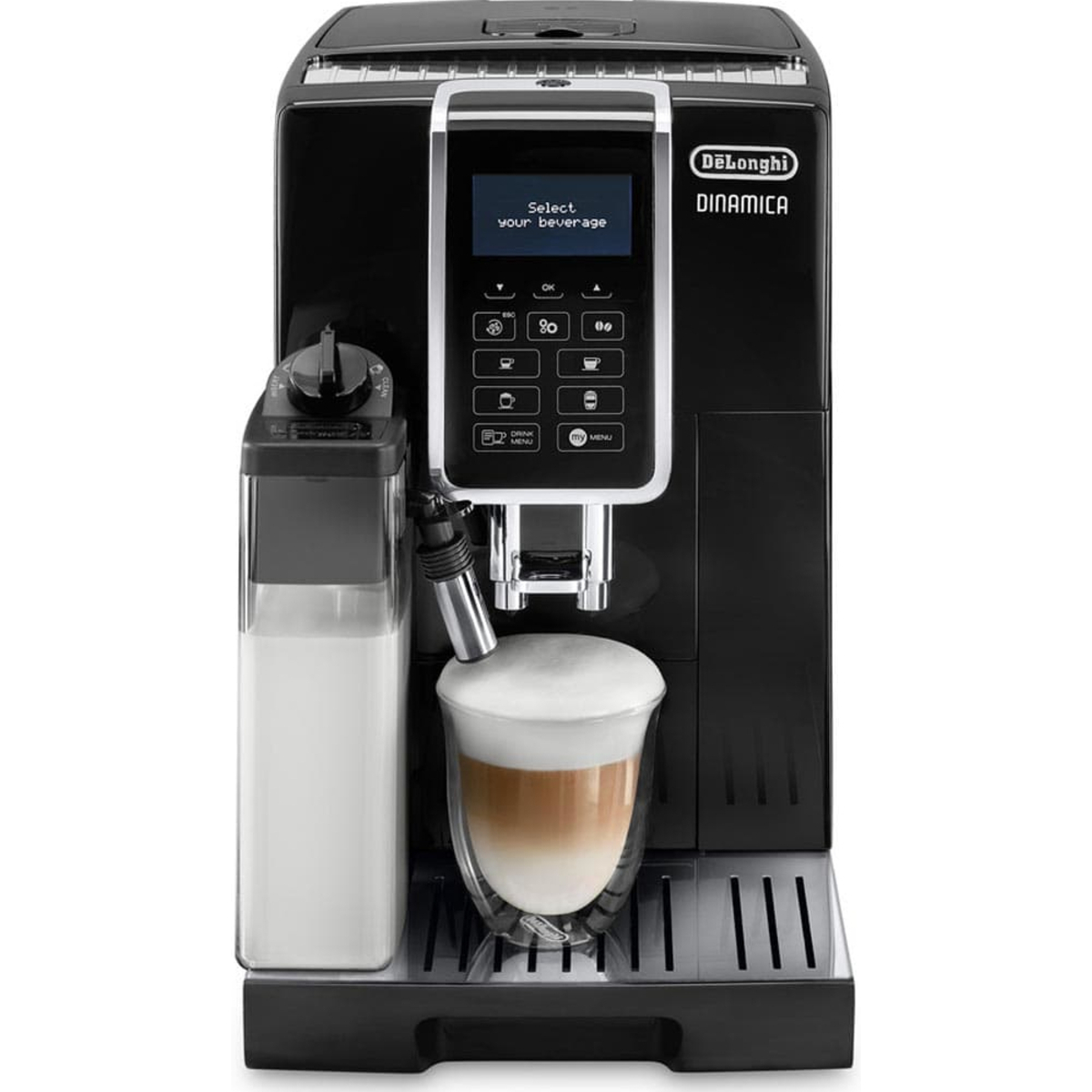 Кофемашина DeLonghi Dinamica ECAM 350.55, черный