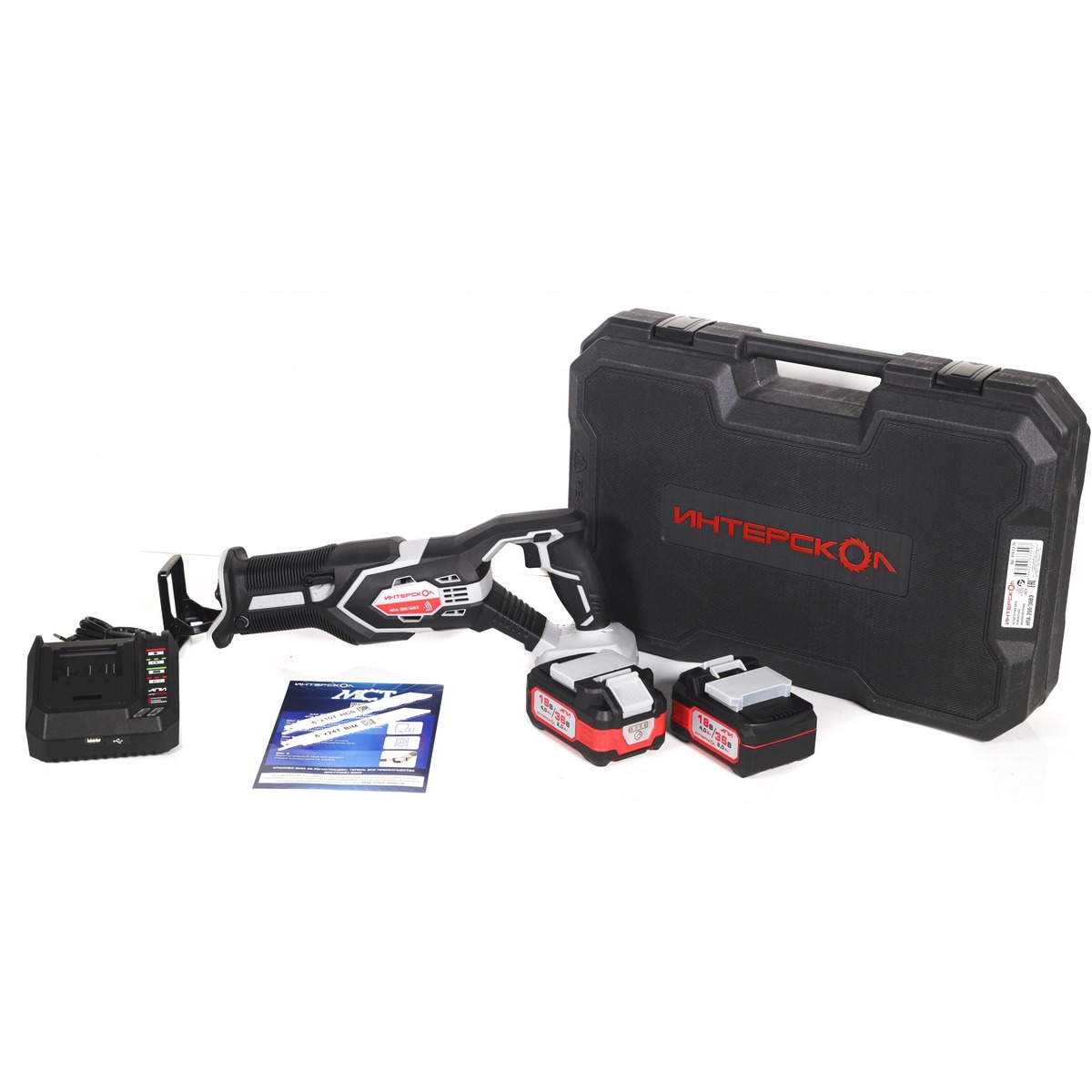 Сабельная пила Интерскол НПА-200 / 36В (Цвет: Gray)