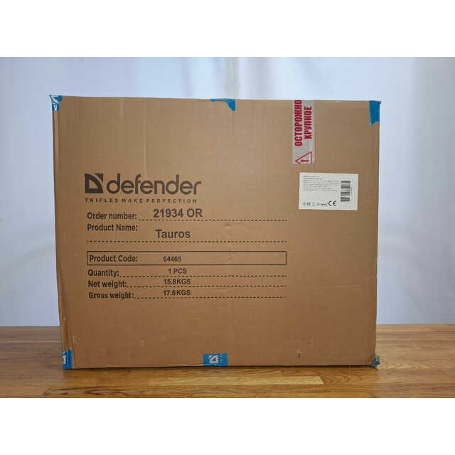 Кресло игровое Defender Tauros (Цвет: Red / Black)
