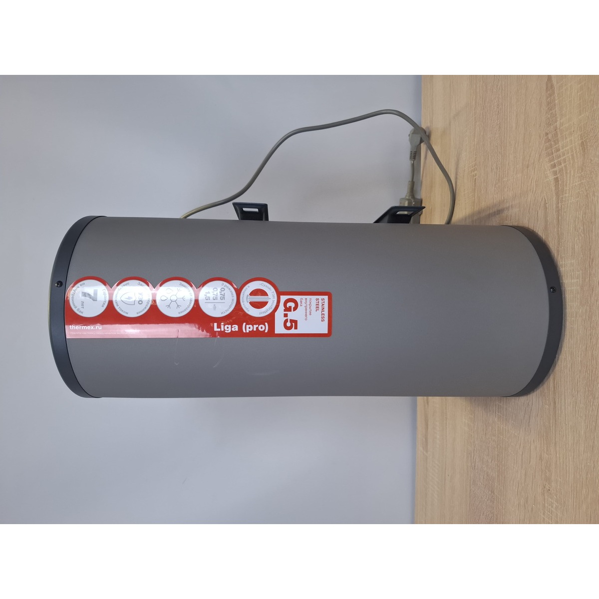 Водонагреватель Thermex Liga 30 V (pro) (Цвет: Gray)