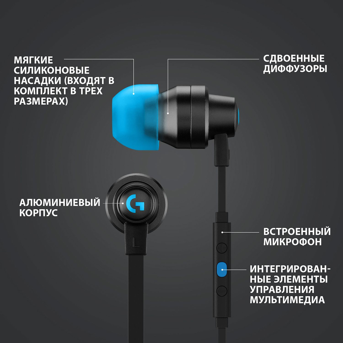 Наушники Logitech G333 (Цвет: Black)