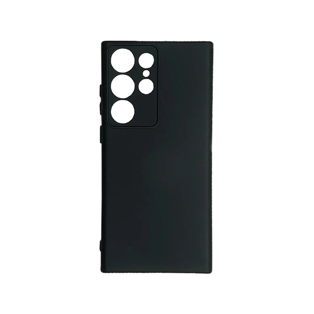 Чехол-накладка Borasco Silicone Case для смартфона Samsung Galaxy S23 Ultra, черный