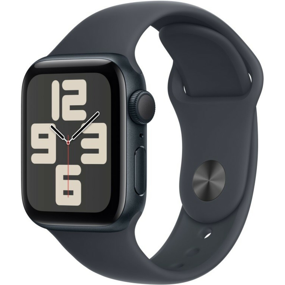 Умные часы Apple Watch SE (2024) 40mm Aluminum Case with Sport Band S/M (Цвет: Midnight)