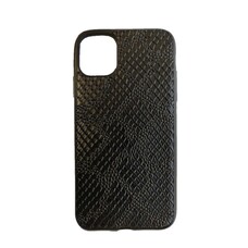 Чехол-накладка  кожа змеи  для смартфона iPhone 11, черный