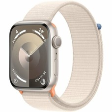 Умные часы Apple Watch Series 9 45mm Aluminum Case with Sport Loop (Цвет: Starlight)