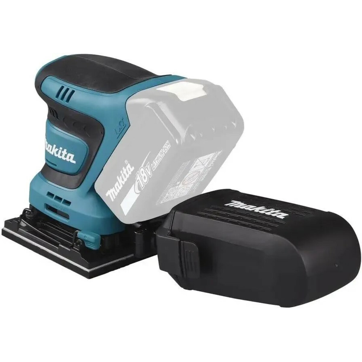 Виброшлифовальная машина Makita DBO480Z (Цвет: Blue)