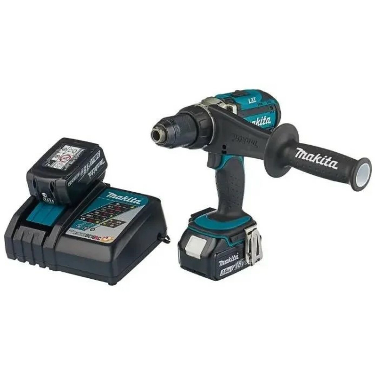 Дрель-шуруповерт Makita DDF451RFE (Цвет: Blue)