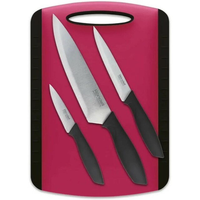 Набор кухонных ножей Rondell Sorge RD-1976 (Цвет: Red / Black) Набор кухонных ножей Rondell Sorge RD-1976 (Цвет: Red / Black)