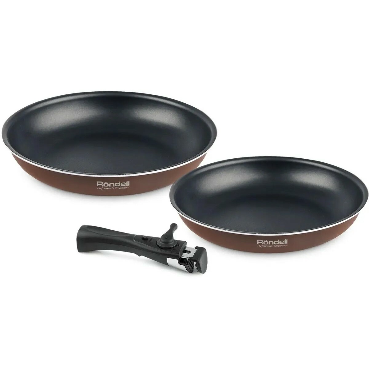 Набор сковород Rondell Kortado RDA-1788 (Цвет: Brown)