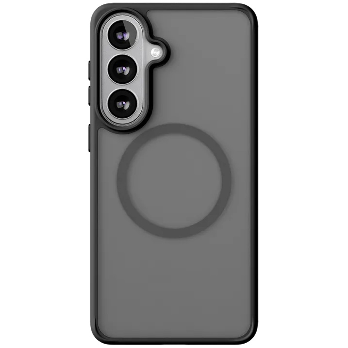 Чехол-накладка VLP Lite Bloom Case with MagSafe для смартфона Samsung S26 Plus, черный