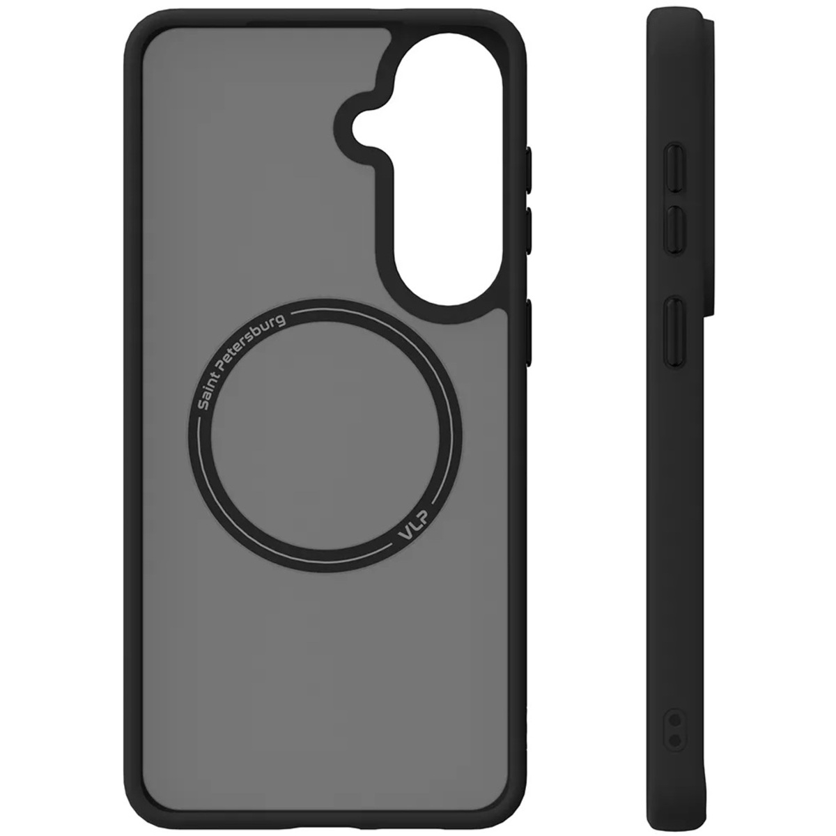 Чехол-накладка VLP Lite Bloom Case with MagSafe для смартфона Samsung S26 Plus, черный
