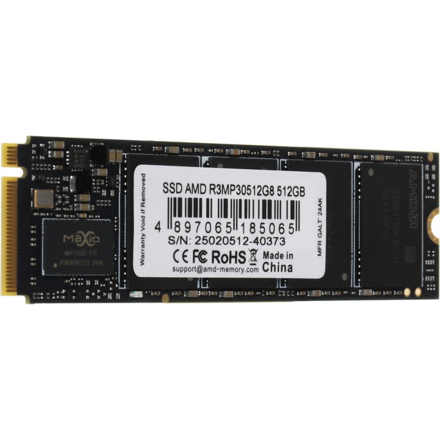 Накопитель SSD AMD PCIe 3.0 x4 512GB R3MP30512G8