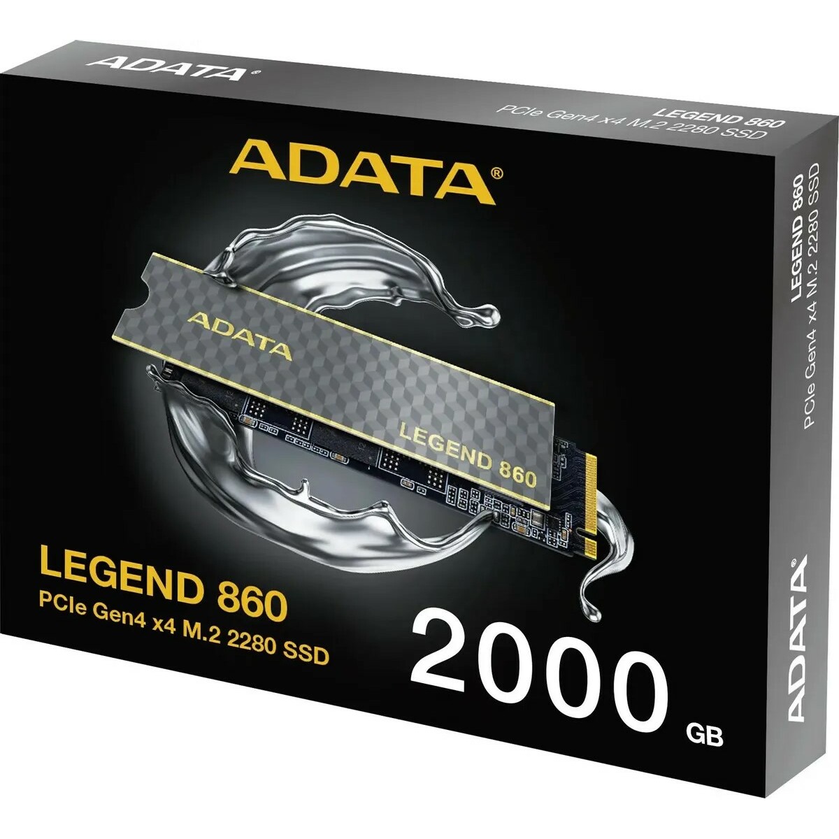 Накопитель SSD A-Data PCIe 4.0 x4 2TB SLEG-860-2000GCS  Накопитель SSD A-Data PCIe 4.0 x4 2TB SLEG-860-2000GCS