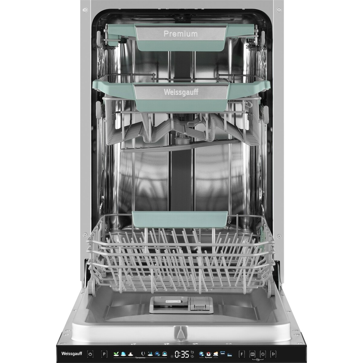 Посудомоечная машина Weissgauff BDW 4160 (Цвет: Gray)