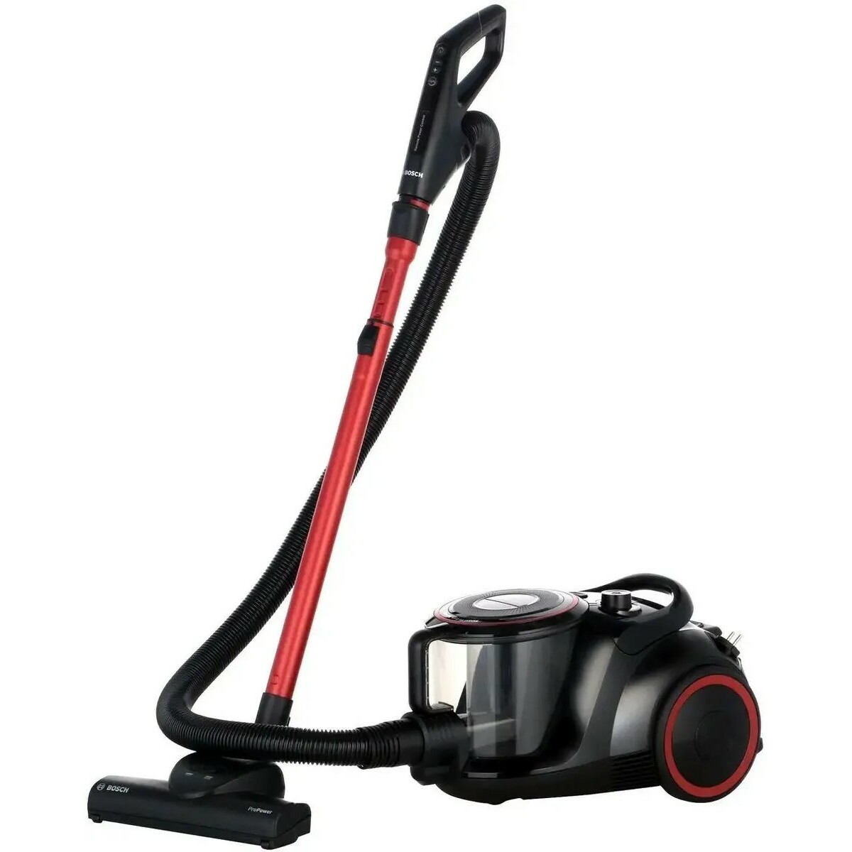 Пылесос Bosch BGS41POW1 (Цвет: Black/Red)