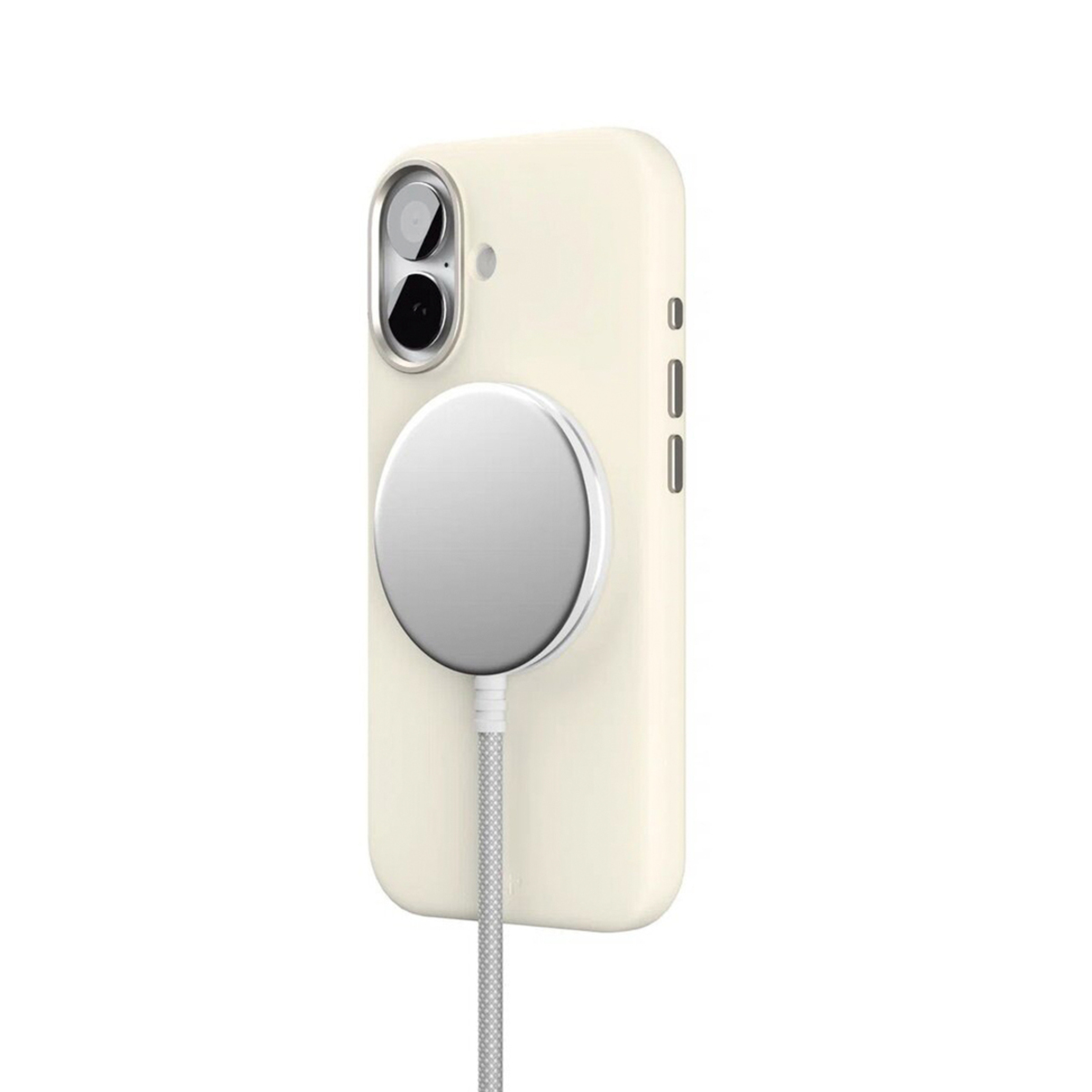 Чехол-накладка VLP Aster Pro Case with MagSafe для смартфона Apple iPhone 17 (Цвет: White)