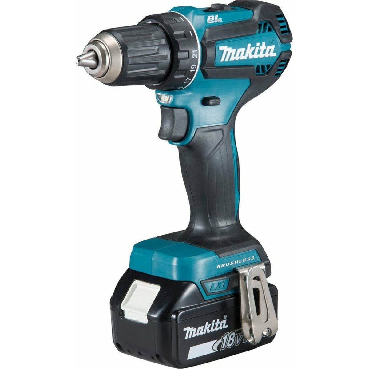 Дрель-шуруповерт Makita DDF485RFJ (Цвет: Blue)