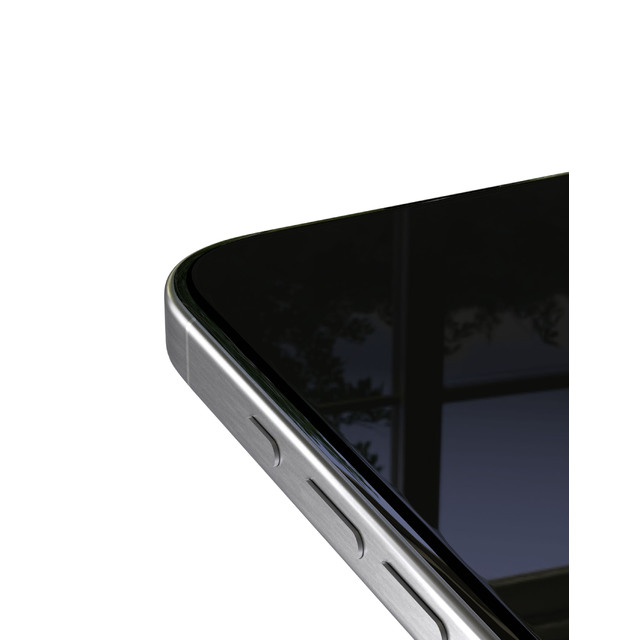 Стекло защитное 2.5D VLP Privacy Glass для iPhone 17 / 17 Pro / 16 Pro, с черной рамкой