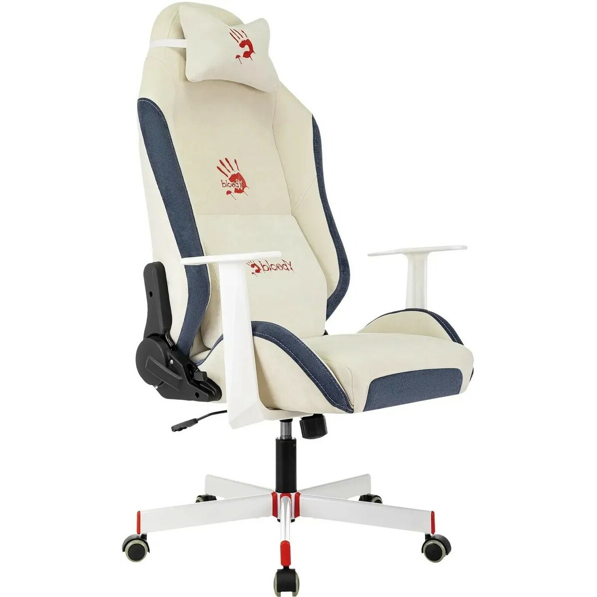 Кресло игровое A4Tech Bloody GC-830, белый