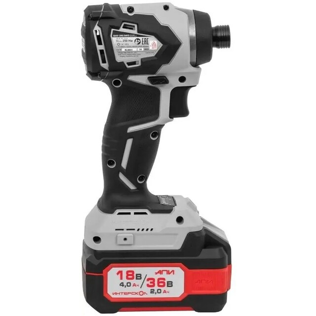 Шуруповерт Интерскол ШАУ-250 / 36ВЭ (Цвет: Gray)