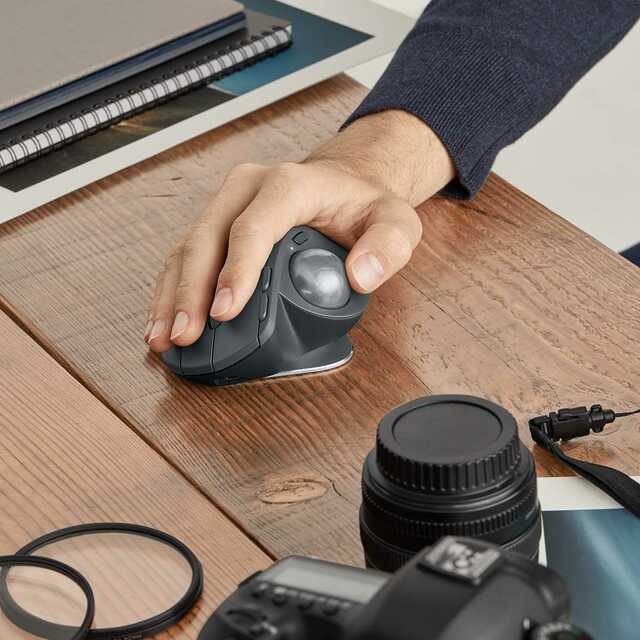 Беспроводная мышь Logitech Trackball MX ERGO (Цвет: Graphite)