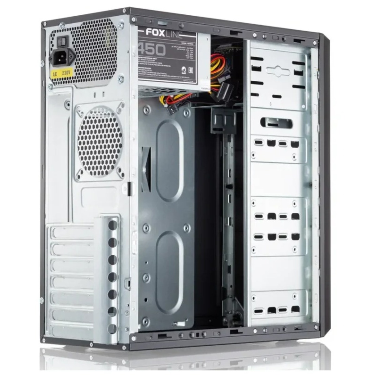 Корпус Foxline FL-302 (Цвет: Black)