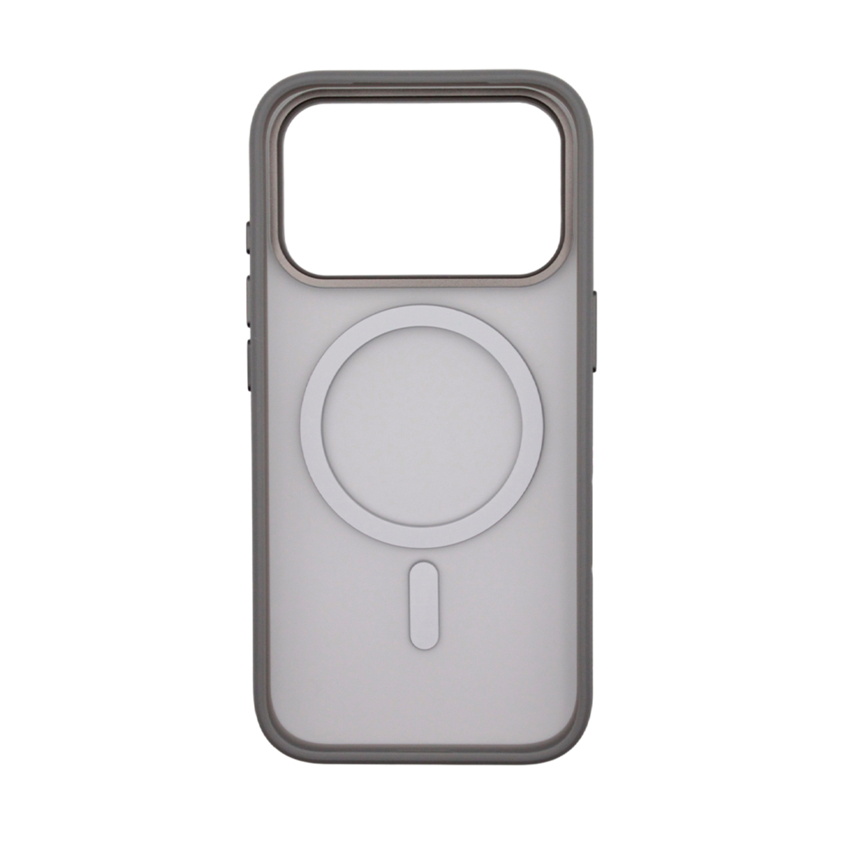 Чехол-накладка Comma Joy Elegant Magnetic Anti-Shock Case(Built-In Touch) для iPhone 17 Pro Max (Цвет: Titanium Gray)