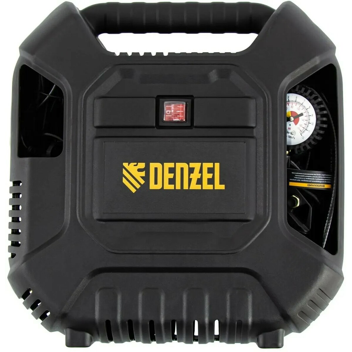 Компрессор поршневой Denzel DL1100, черный