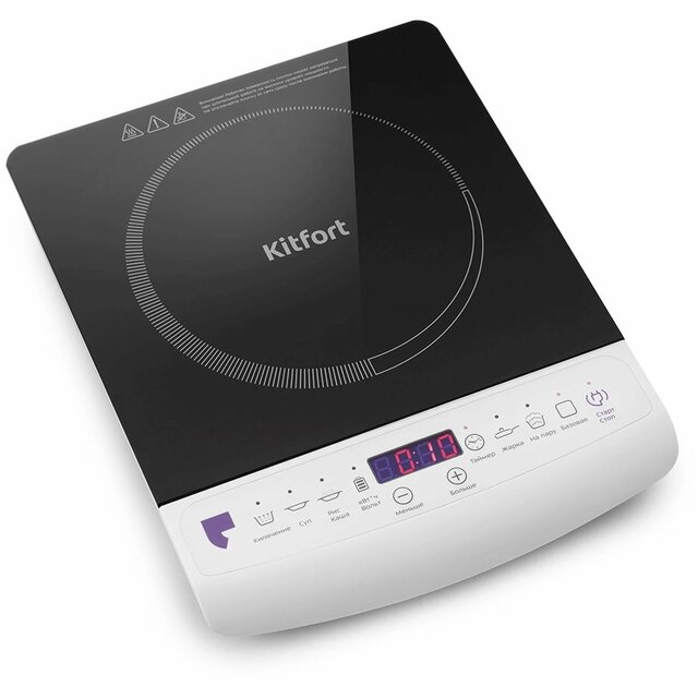 Плита электрическая Kitfort КТ-101 (Цвет: White / Black)