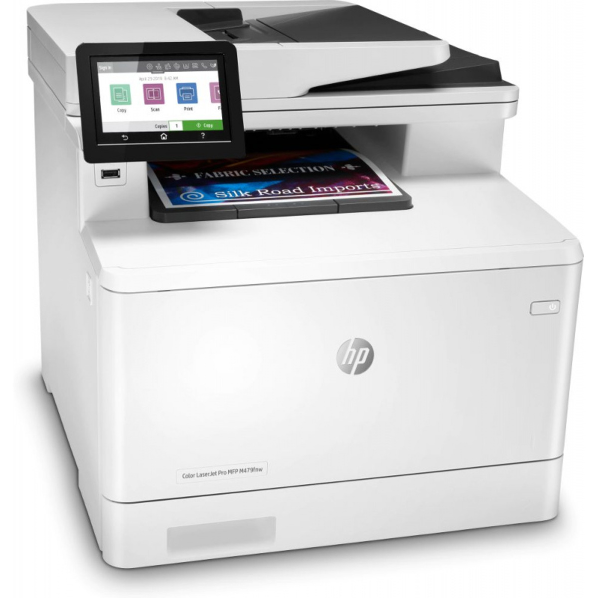 МФУ лазерный HP Color LaserJet Pro M479fnw, белый