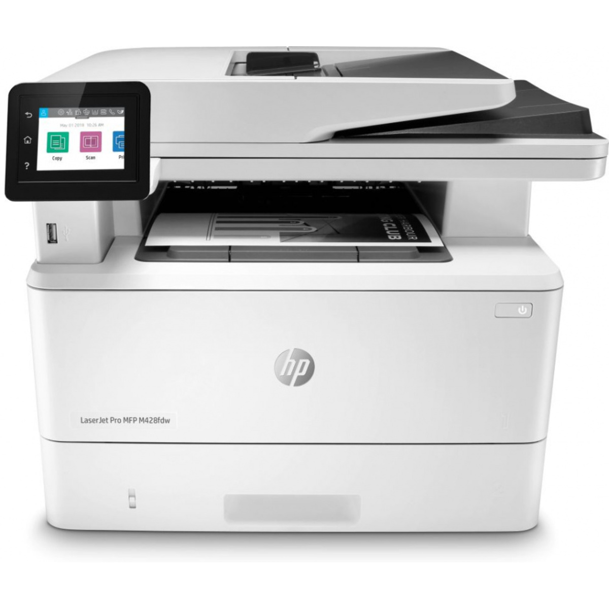 МФУ лазерный HP LaserJet Pro M428fdw, белый