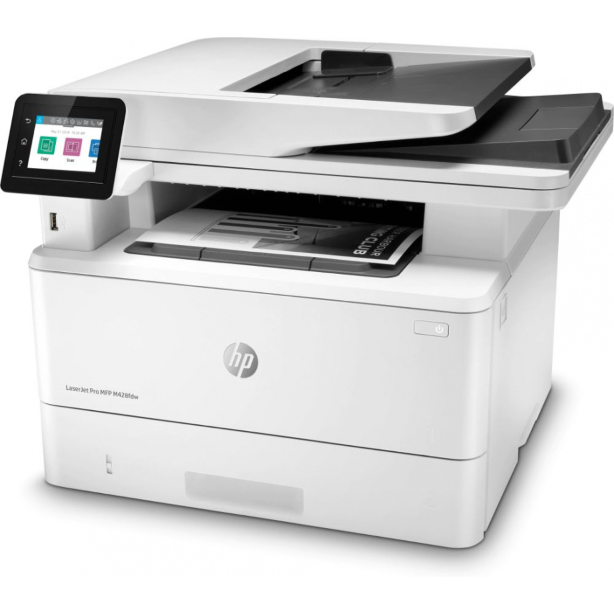 МФУ лазерный HP LaserJet Pro M428fdw, белый
