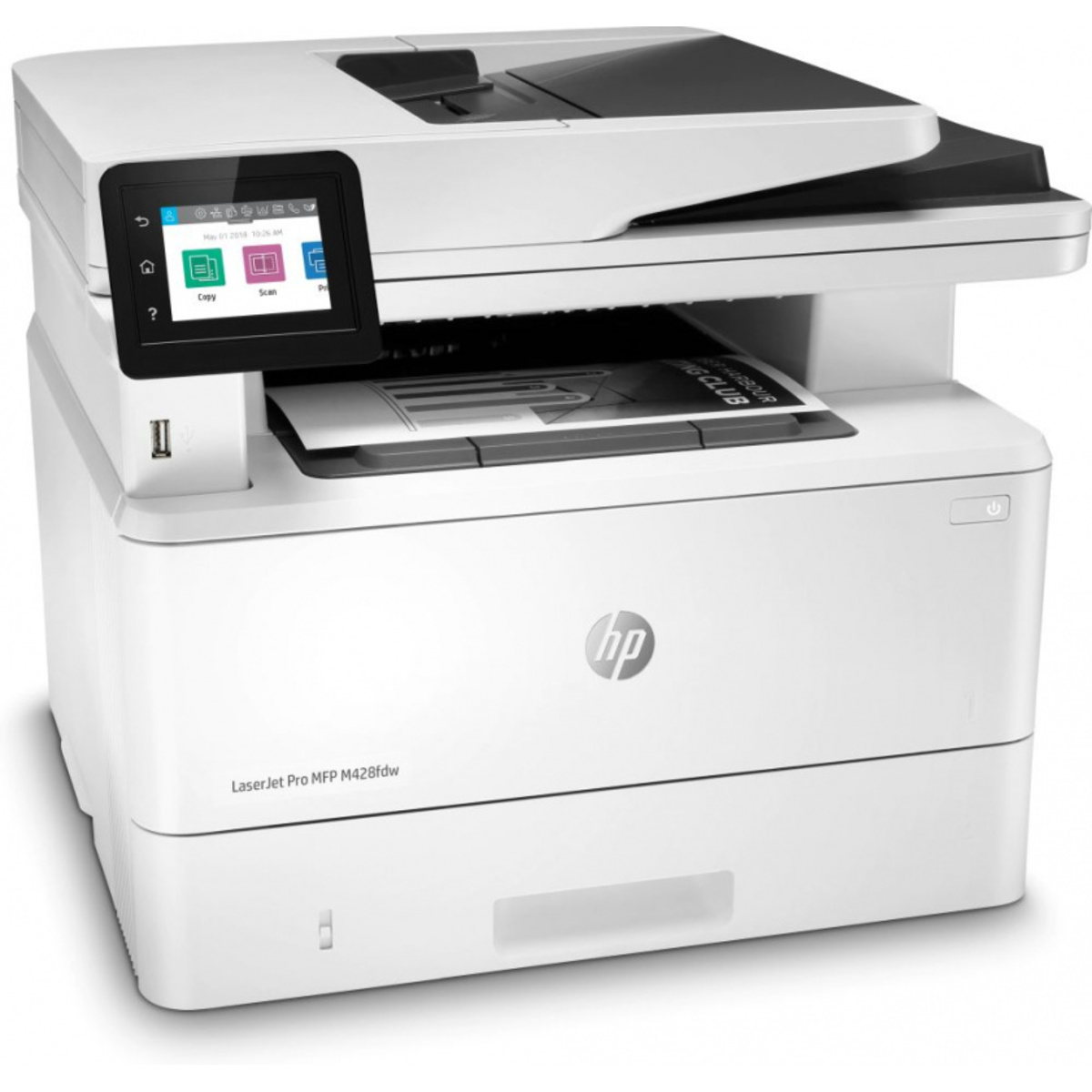 МФУ лазерный HP LaserJet Pro M428fdw, белый