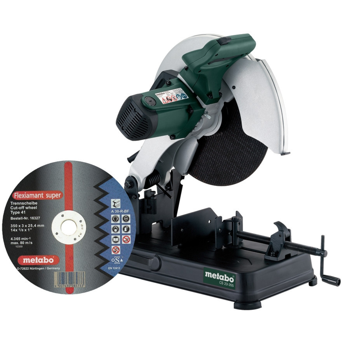 Торцовочная пила Metabo CS 23-355 (Цвет: Green)