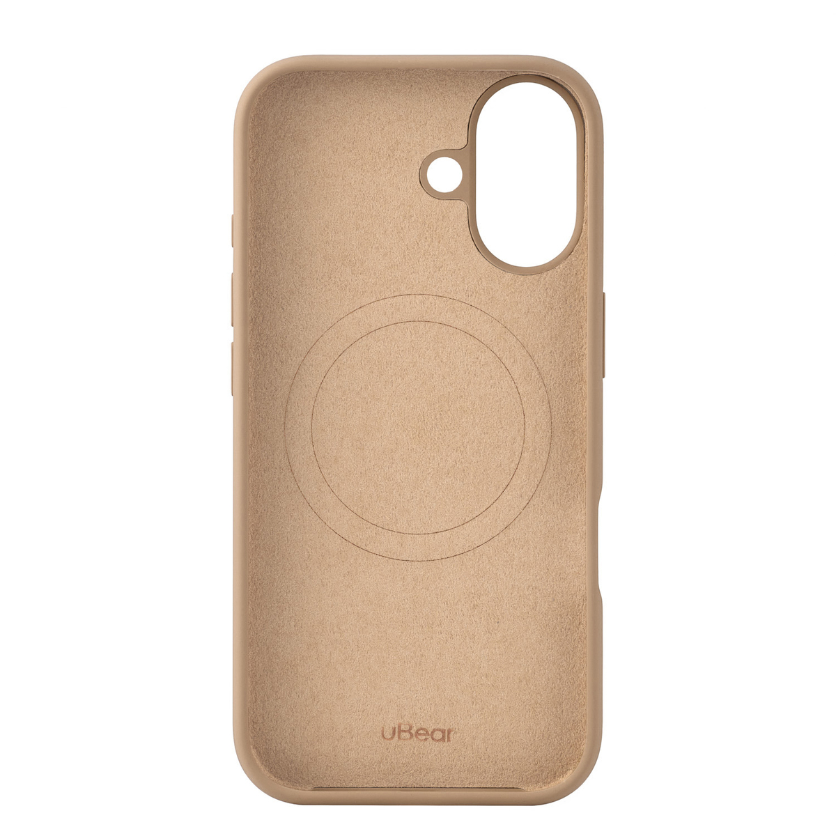 Чехол-накладка uBear Touch Mag Case для смартфона Apple iPhone 17 (Цвет: Latte)