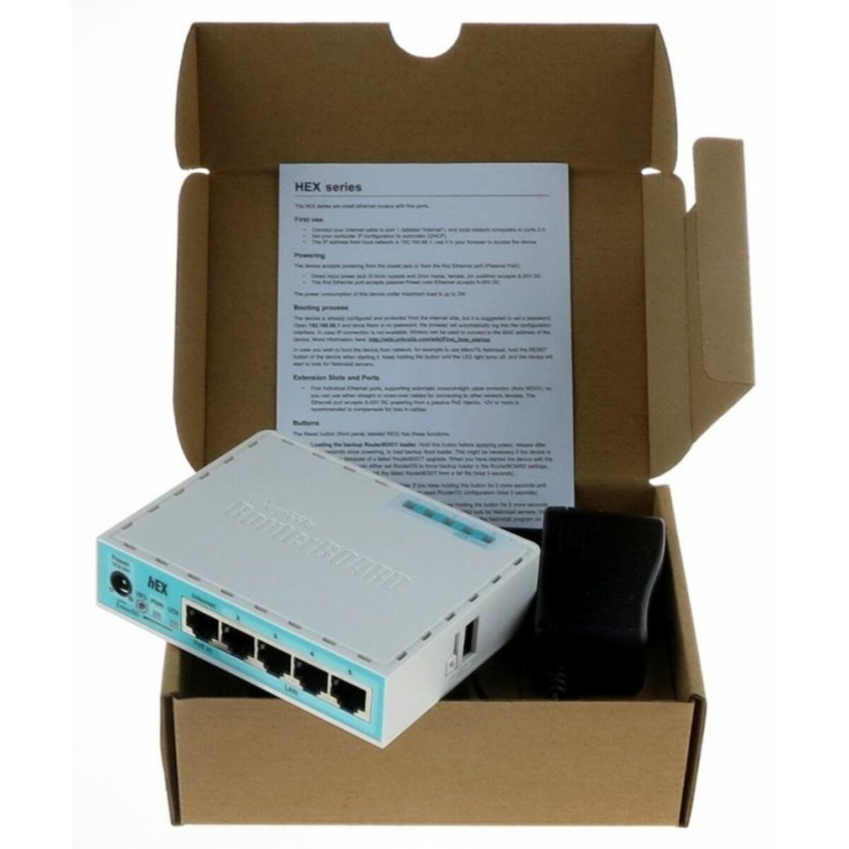 Маршрутизатор MikroTik RB750GR3