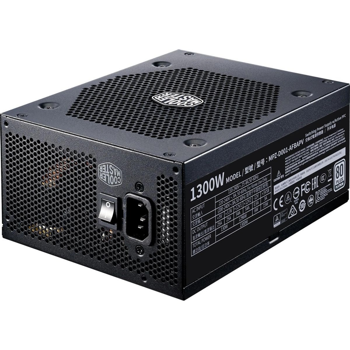 Блок питания Cooler Master ATX 1300W MPZ-D001-AFBAPV-EU