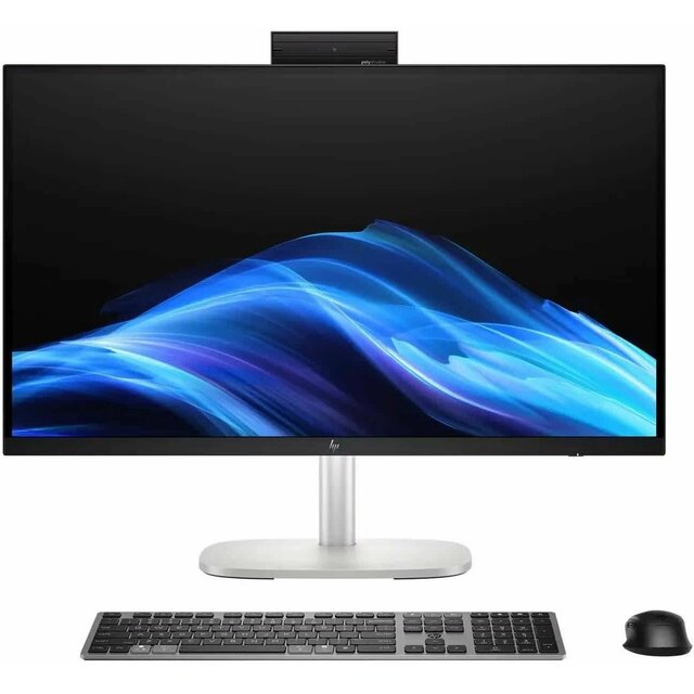 Моноблок HP EliteStudio 8 G1i (Core Ultra 7 265 2.4Ghz / 32Gb DDR5 / SSD1Tb / NVIDIA GeForce RTX 5060 8Gb / 27" / QHD (2560x1440) / noOS / keyboard+mouse / silver / WiFi / BT / Cam) 