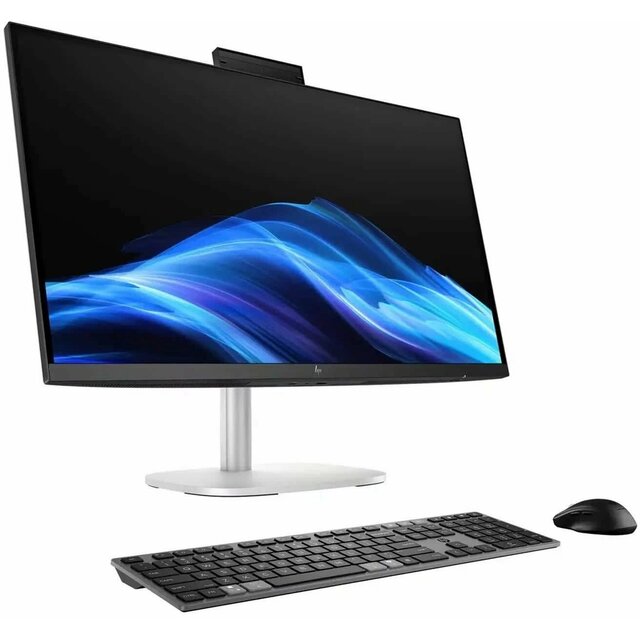 Моноблок HP EliteStudio 8 G1i (Core Ultra 7 265 2.4Ghz / 32Gb DDR5 / SSD1Tb / NVIDIA GeForce RTX 5060 8Gb / 27" / QHD (2560x1440) / noOS / keyboard+mouse / silver / WiFi / BT / Cam) 