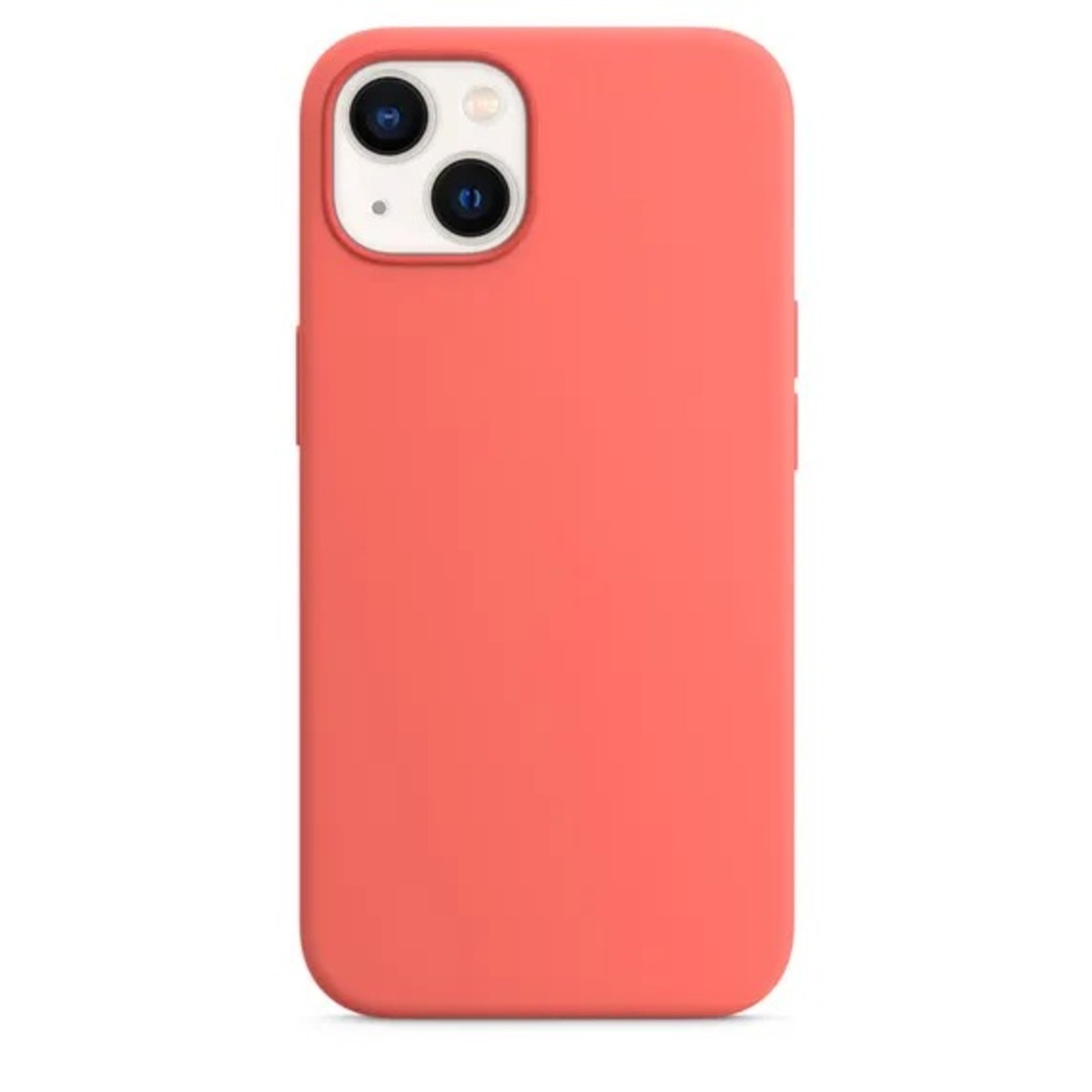 Чехол-накладка Devia Nature Silicone Case для iPhone 13 (Цвет: Pink Orange)