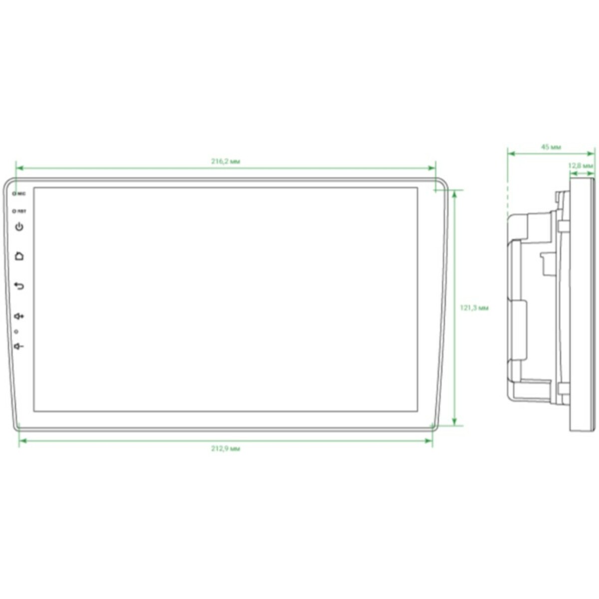 Автомагнитола Navitel DV-1827A, черный