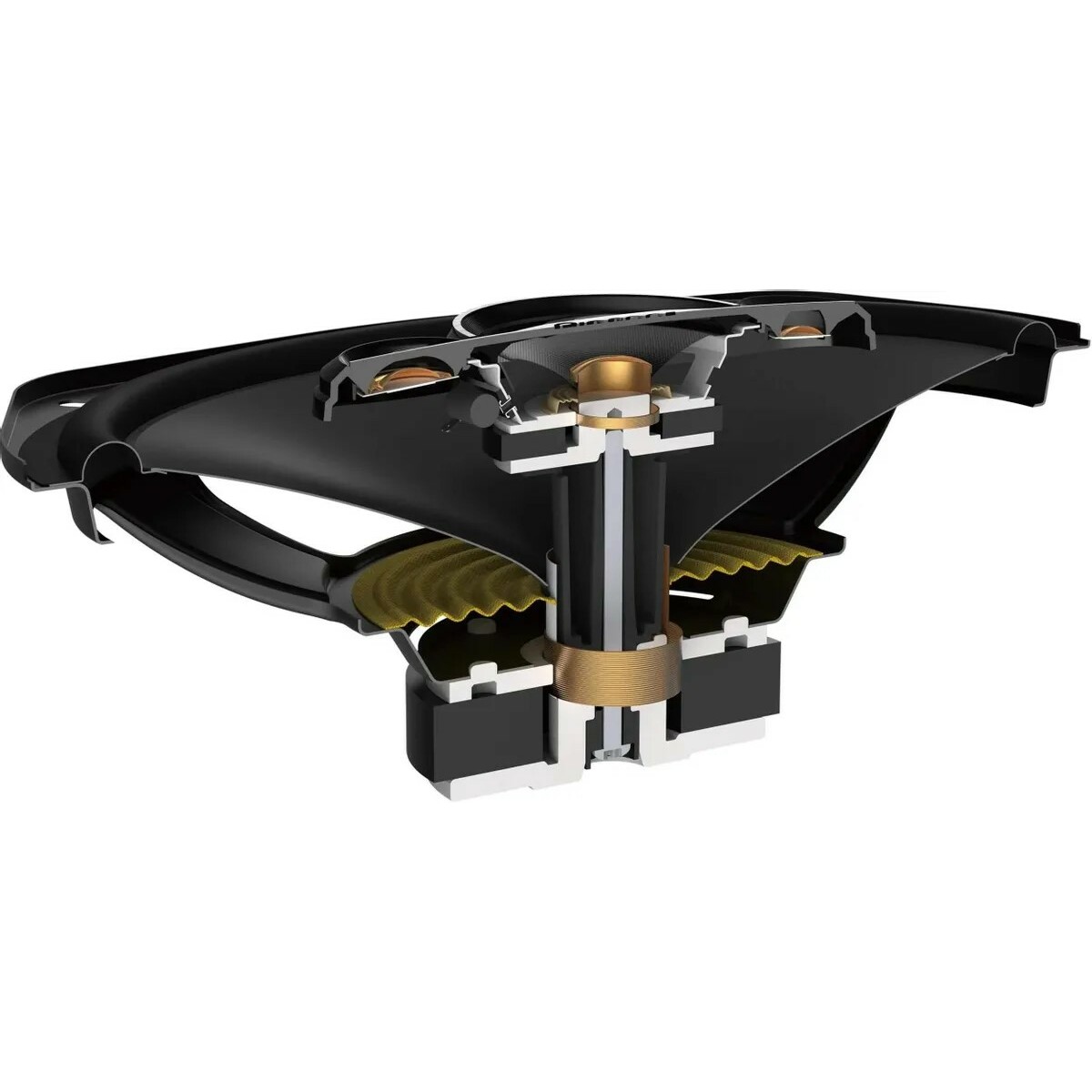 Колонки автомобильные Pioneer TS-A6968S, черный