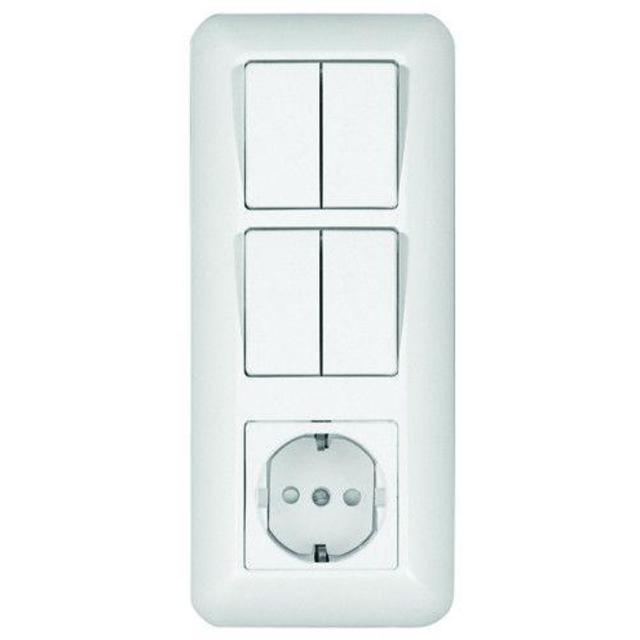 Блок Schneider Electric BK2VR-006B-B Прима (Цвет: White)