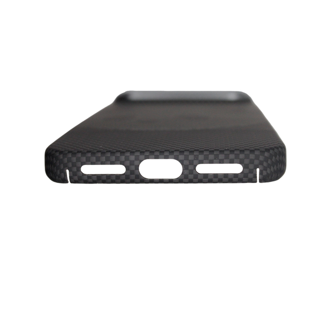 Чехол-накладка Comma Woven Series Kevlar Magnetic ShockProof Case(Panda) для iPhone 17 Pro Max (Цвет: Black)