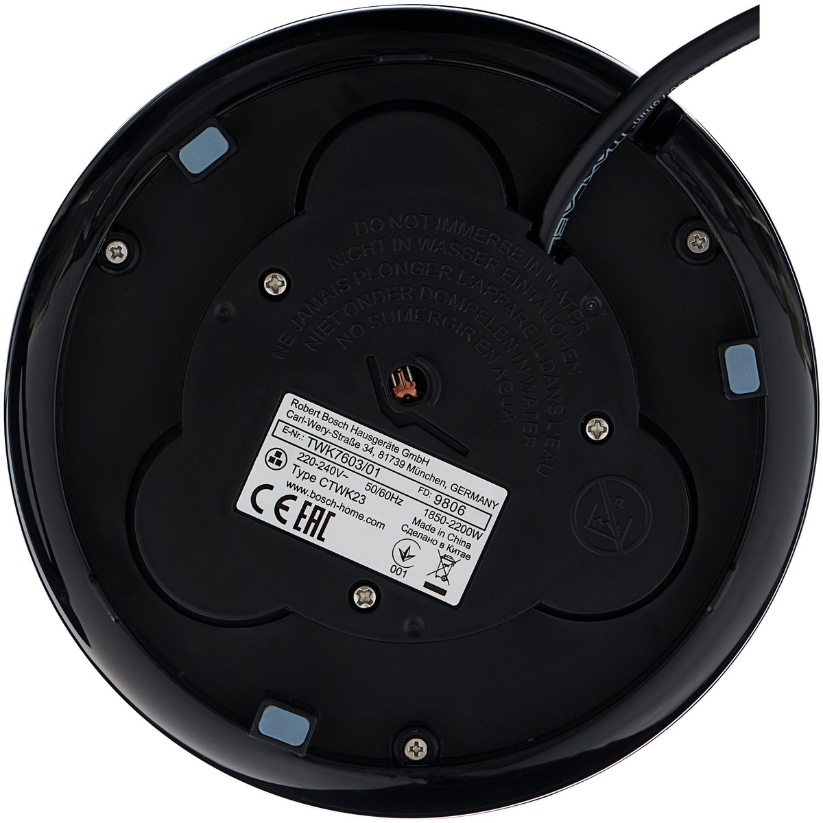 Чайник Bosch TWK7603 (Цвет: Black)