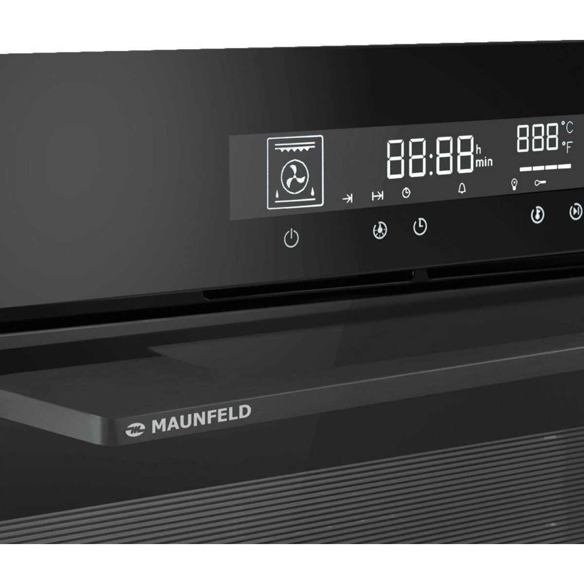 Духовой шкаф Maunfeld AEOD76106B, черный