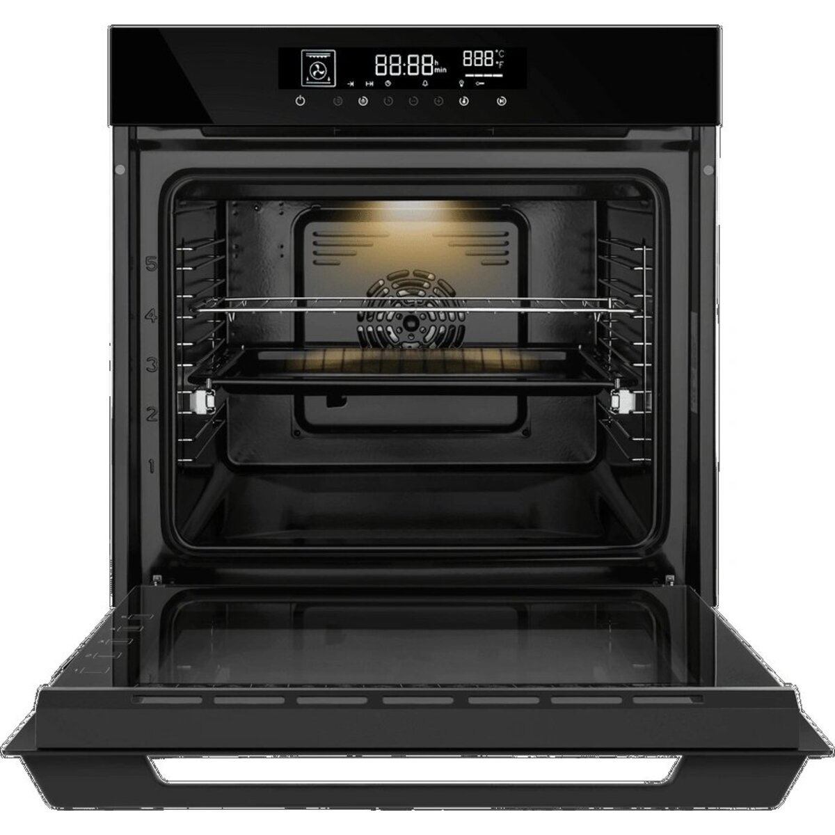 Духовой шкаф Maunfeld AEOD76106B, черный