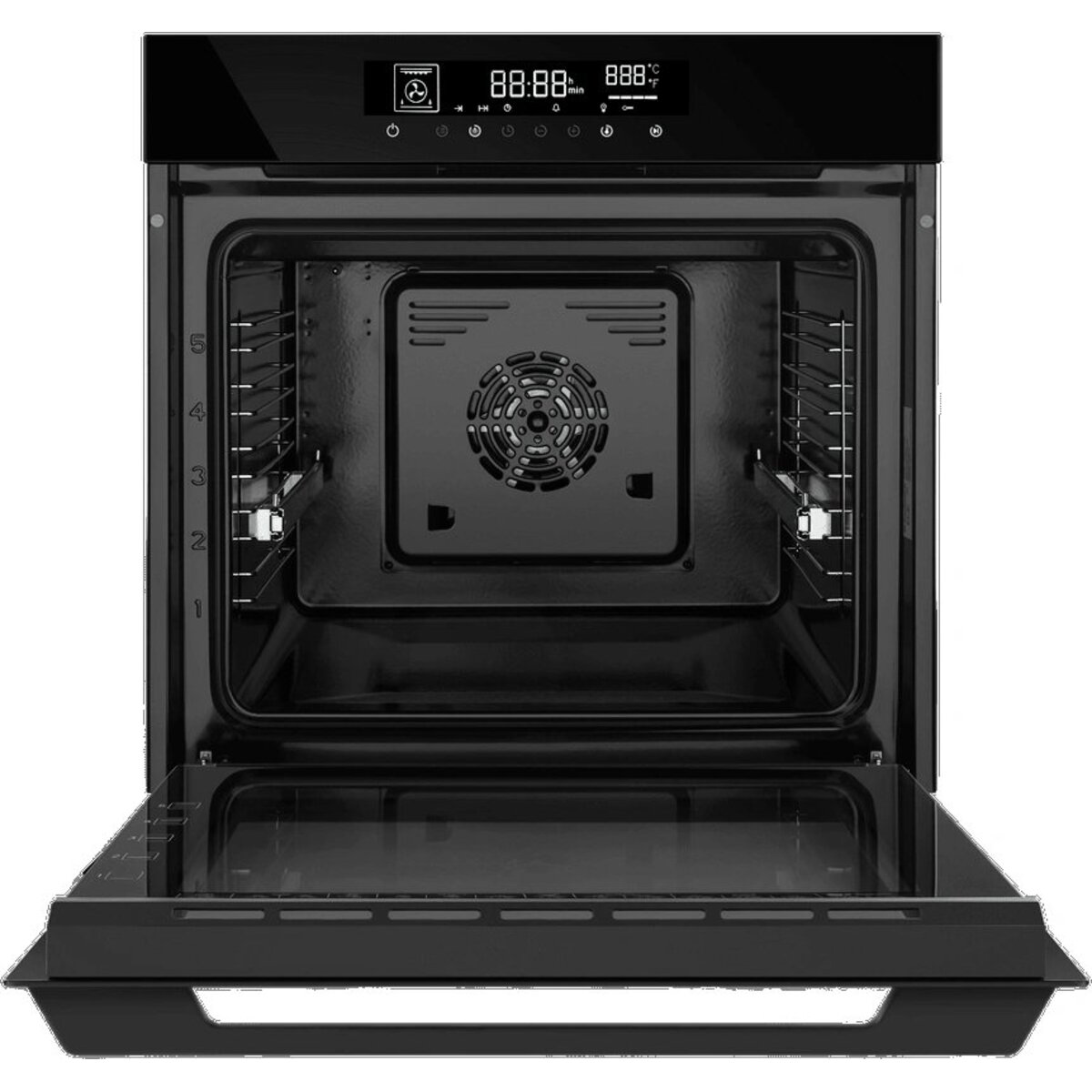 Духовой шкаф Maunfeld AEOD76106B, черный